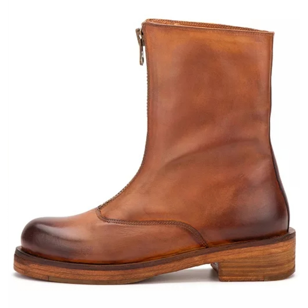 Vintage Foundry Cognac Dallas Narrow Boots -8 - Picture 7 of 10